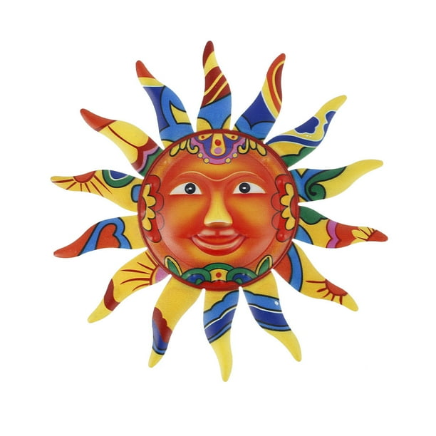 Yellow Sun Metal Wall Art Home Decor Yellow Sun Metal Wall Art Home Decor